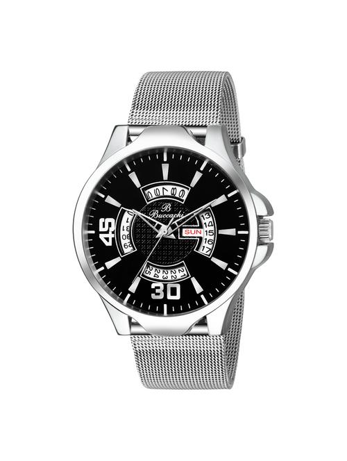 buccachi b-g5042-bk-ch analog watch - 15281619 - Very Small Image - 1