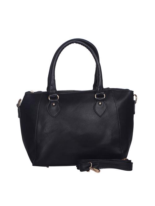 black leatherette (pu) handbag - 15281652 - Very Small Image - 1