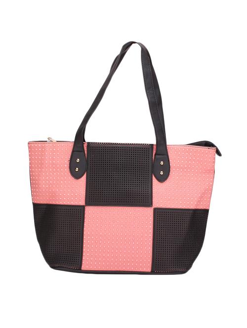 black leatherette (pu) handbag - 15281690 - Very Small Image - 1