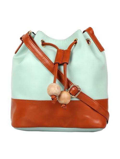 sky blue colored  regular sling bag - 15283962 - Very Small Image - 1