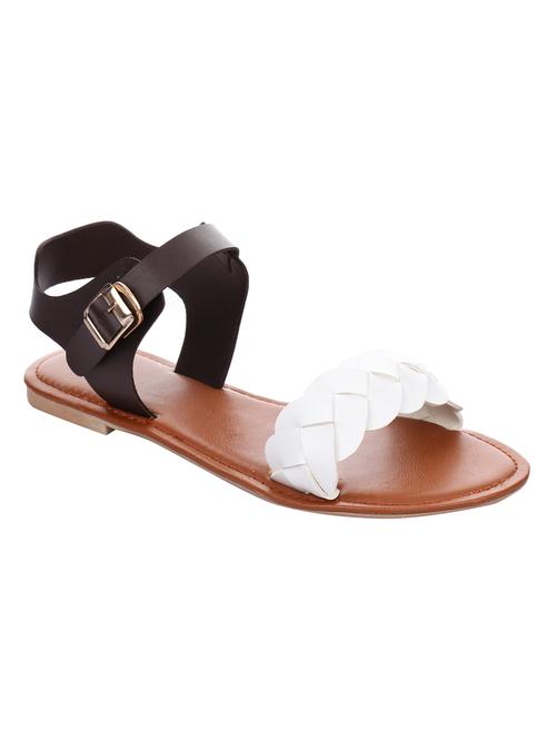 white ankle strap sandal - 15285456 - Very Small Image - 1
