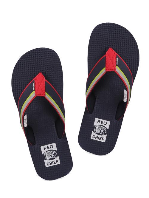 red chief blue fabric toe separator flip flops - 15286529 - Very Small Image - 1