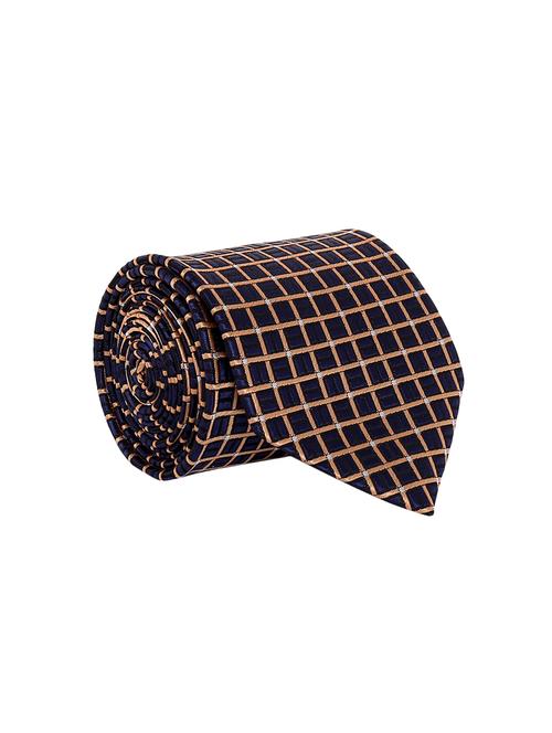navy satin tie - 15287443 - Very Small Image - 1