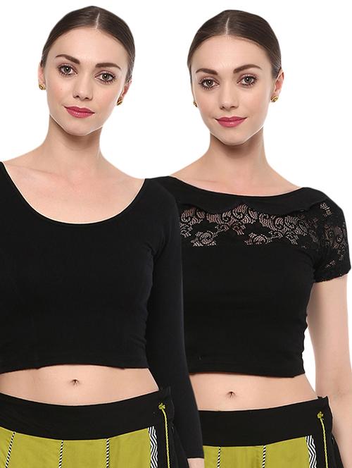 multi colored cotton lycra blouse - 15287681 - Very Small Image - 1