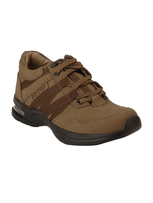 brown lace up trekking shoe - 15289370 - Very Small Image - 1