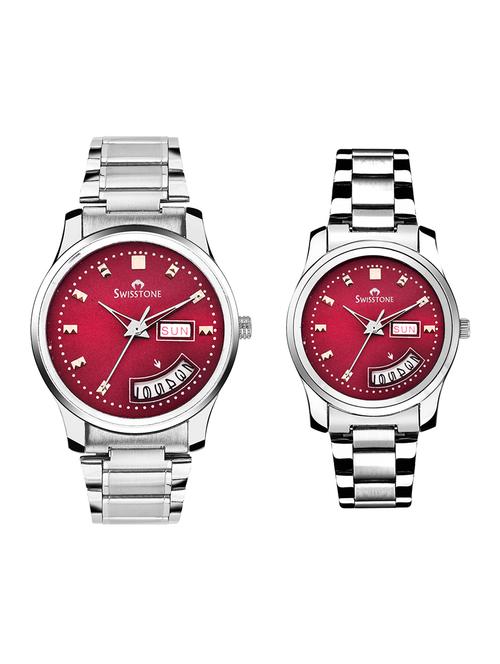 swisstone cmb-gl130wyn  watch for couple - 15290607 - Very Small Image - 1