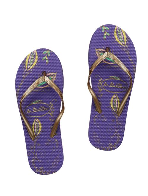 purple rubber flip flop - 15294028 - Very Small Image - 1