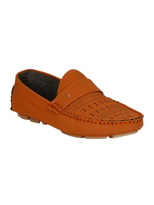 tan leatherette slip on loafer - 15298871 - Very Small Image - 1
