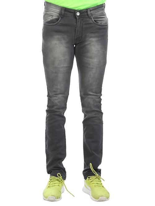 grey denim washed jeans - 15299196 - Very Small Image - 1
