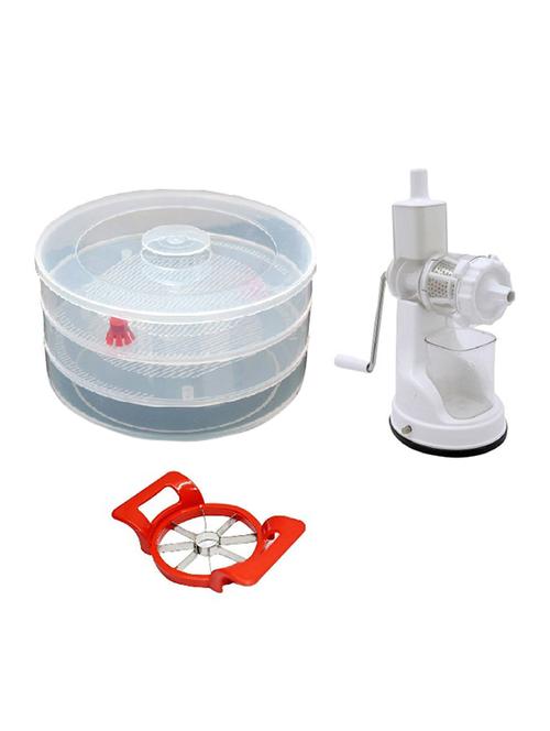 1 pc juicer for vegetable and fruit + 1 pc apple cutter + 1 pc sprout maker - 15300473 - Very Small Image - 1