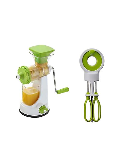 fruit and vegetable smart manual juicer + 1 pc power free hand blander - 15300694 - Very Small Image - 1