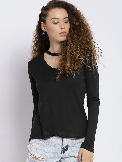 choker neck overlap front top - 15300803 - Very Small Image - 1