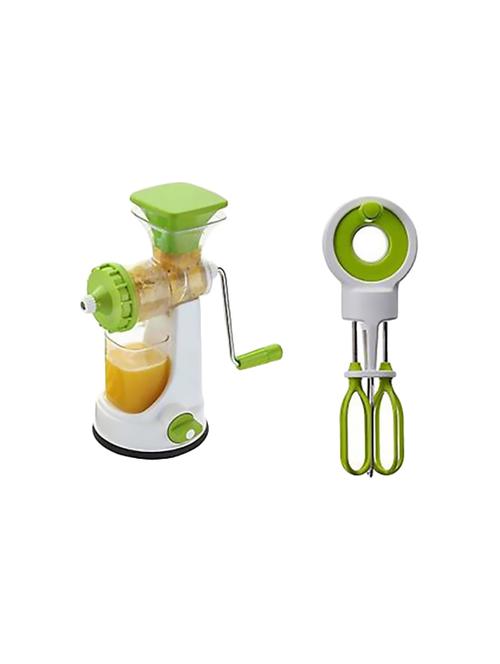 fruit and vegetable smart manual juicer + 1 pc power free hand blander - 15300870 - Very Small Image - 1
