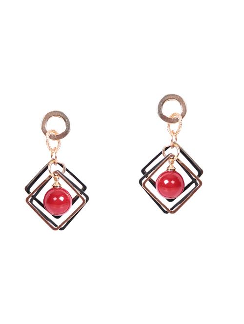 red drop earrings - 15302706 - Very Small Image - 1