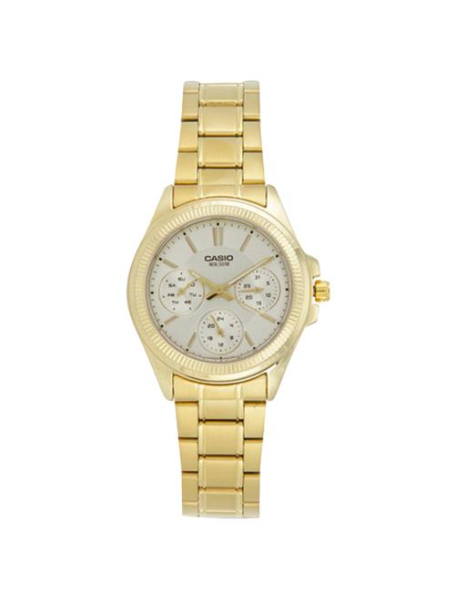 casio gold dial analog watch for women - a935 - 15305241 - Very Small Image - 1
