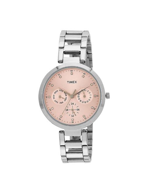 timex pink dial analog watch for women - tw0tg6200 - 15305275 - Very Small Image - 1