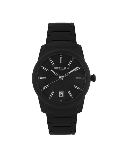 kenneth cole black dial analog watch for men - kc10025895mnj - 15305496 - Very Small Image - 1
