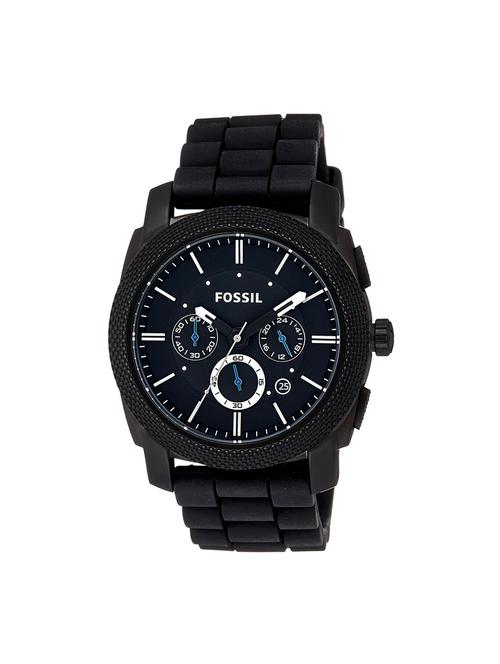 fossil black dial chronograph watch for men - fs4487 - 15305540 - Very Small Image - 1