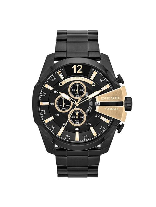 diesel black dial chronograph watch for men - dz4338 - 15305558 - Very Small Image - 1