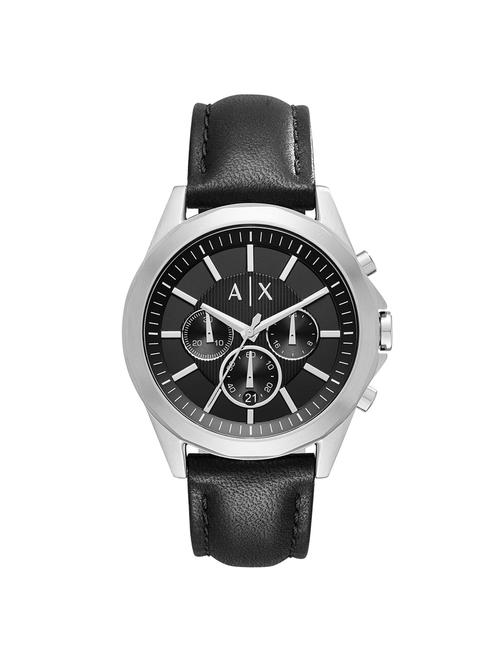 armani exchange black dial chronograph watch for men - ax2604 - 15305565 - Very Small Image - 1