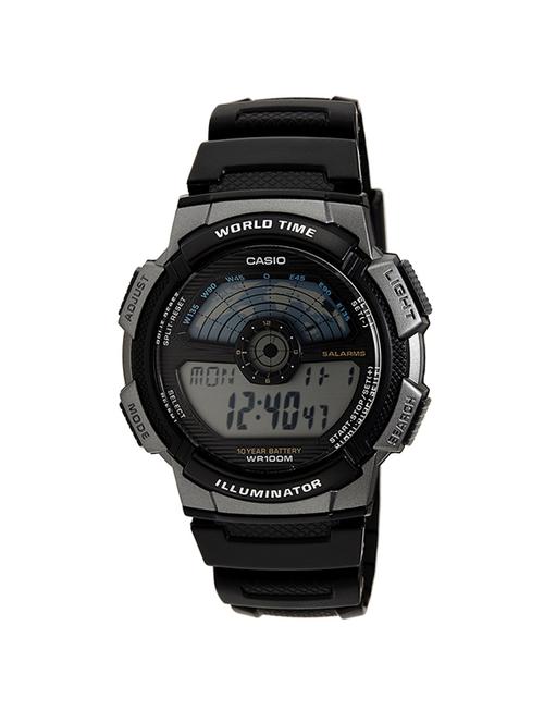 casio black dial digital watch for men - d085 - 15305669 - Very Small Image - 1