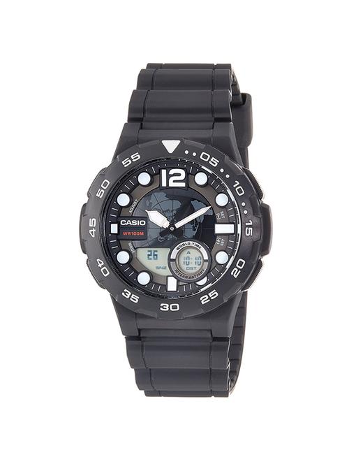 casio black dial digital watch for men - ad204 - 15305705 - Very Small Image - 1