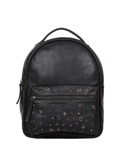 black leatherette (pu) regular backpack - 15307264 - Very Small Image - 1