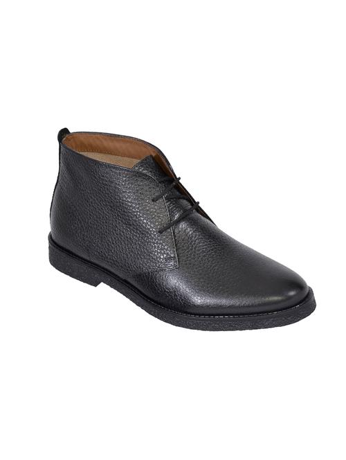 black leather lace-up derby - 15307286 - Very Small Image - 1