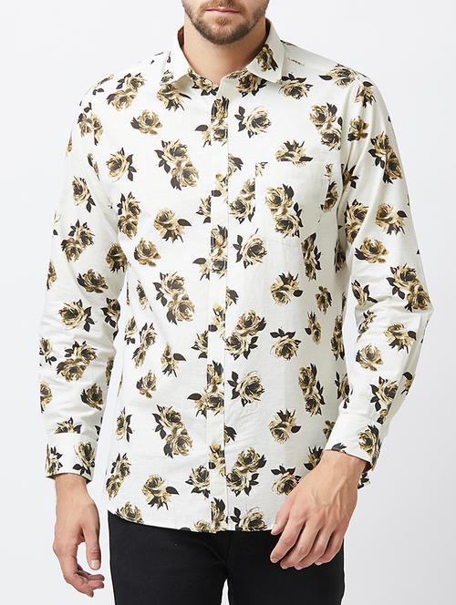 white cotton casual shirt - 15307331 - Very Small Image - 1