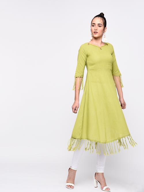 printed a-line kurta - 15307336 - Very Small Image - 1