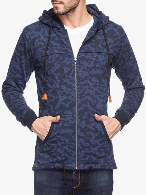 blue cotton  sweatshirt - 15308230 - Very Small Image - 1