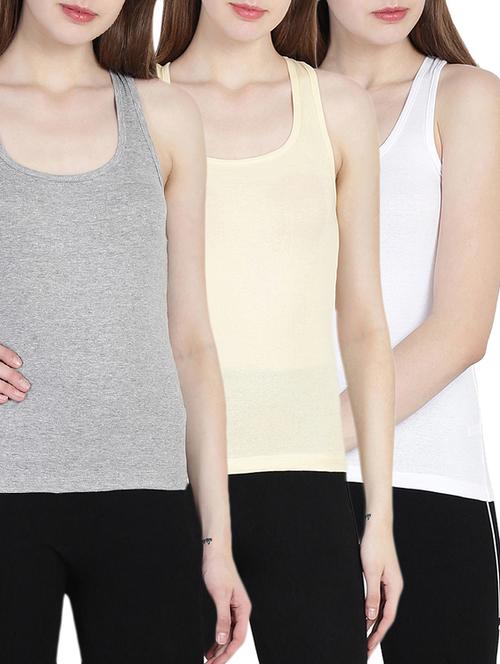 set of 3 racer back camisole - 15311658 - Very Small Image - 1