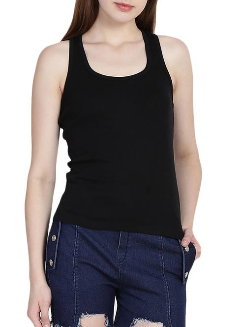 black racer back camisole - 15311744 - Very Small Image - 1