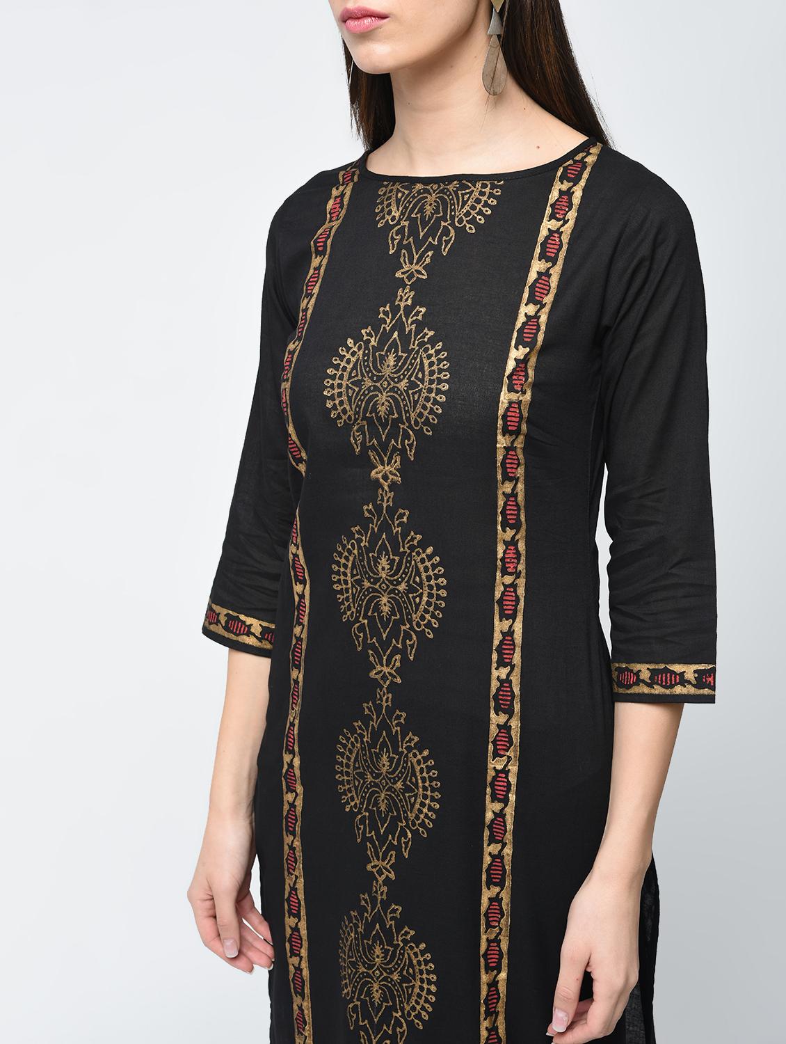 women's straight kurta - 15312893 - Standard Image - 3