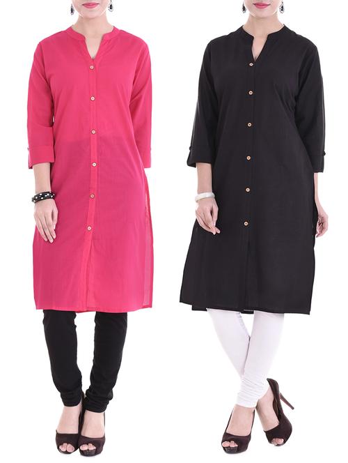 multi colored combos kurta - 15313100 - Very Small Image - 1