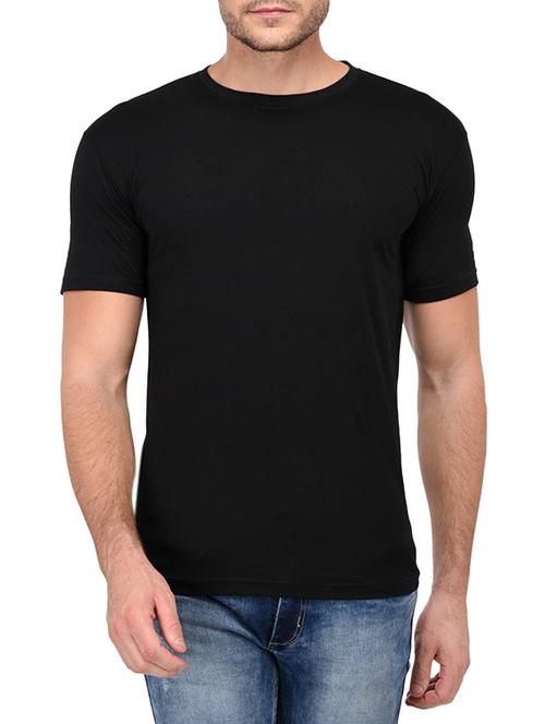 black cotton t-shirt - 15313742 - Very Small Image - 1