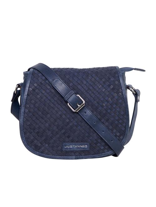 blue leather sling bag - 15314005 - Very Small Image - 1
