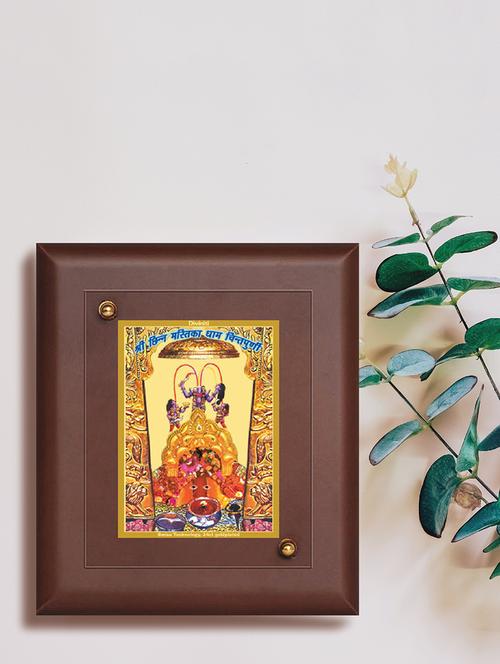 mdf wall hanging frame gold plated normal foil chintapurni mata - 15314584 - Very Small Image - 1