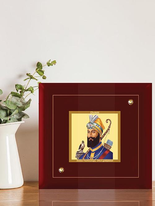 mdf photo frame gold plated normal foil guru gobind singh - 15314639 - Very Small Image - 1
