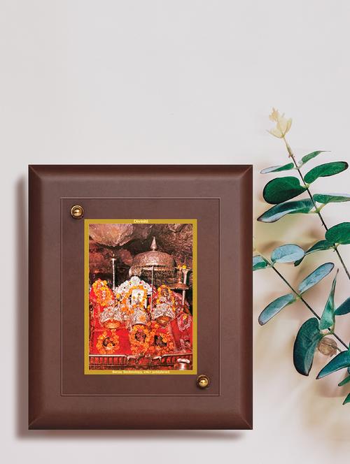 mdf wall hanging frame gold plated normal foil vaishno devi - 15314692 - Very Small Image - 1
