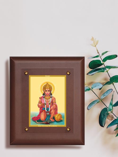 mdf wall hanging frame gold plated normal foil hanuman - 15314712 - Very Small Image - 1