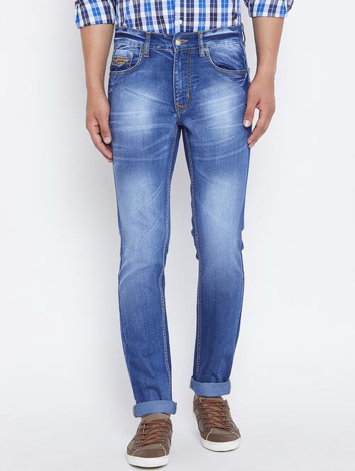 blue denim washed jeans - 15316013 - Very Small Image - 1