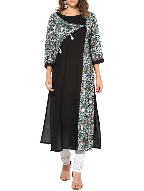 straight tassels kurta - 15317022 - Very Small Image - 1