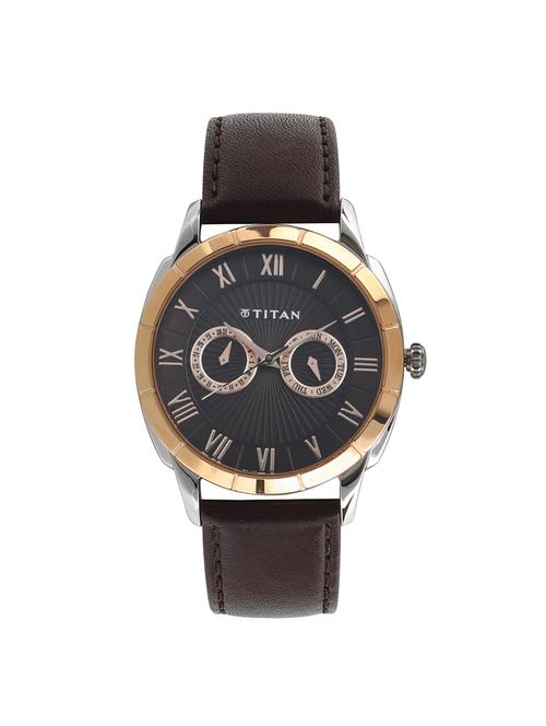 titan black dial analog watch for men  - 1489kl02 - 15317690 - Very Small Image - 1