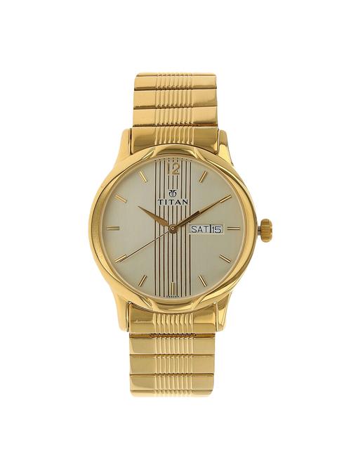 titan white dial analog watch for men  - 1580ym05 - 15317710 - Very Small Image - 1