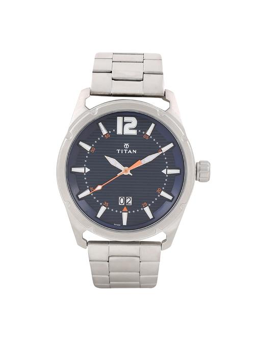 titan blue dial analog watch for men - 1699sm01 - 15317829 - Very Small Image - 1