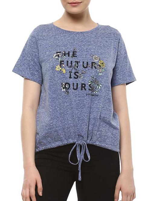 graphic drawstring top - 15320213 - Very Small Image - 1