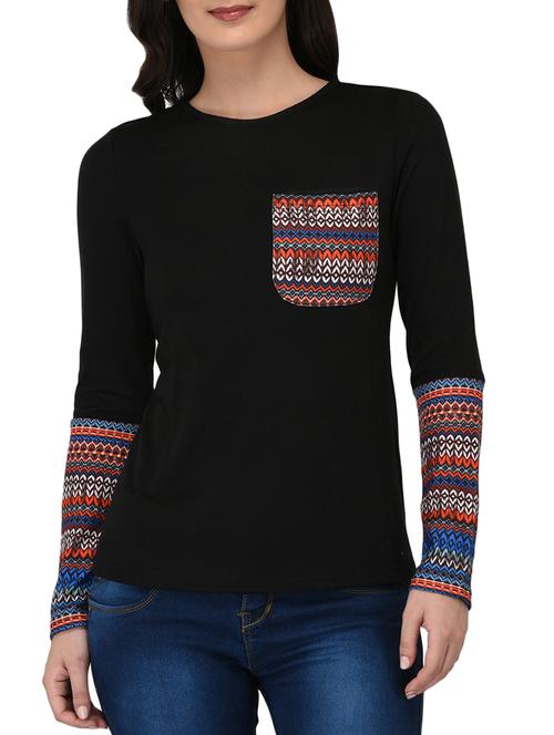 printed patch pocket top - 15324072 - Very Small Image - 1