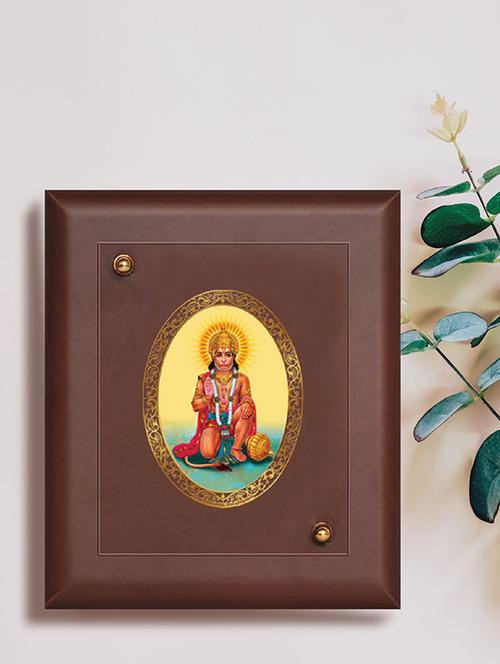 mdf wall hanging frame gold plated royal foil hanuman - 15325351 - Very Small Image - 1