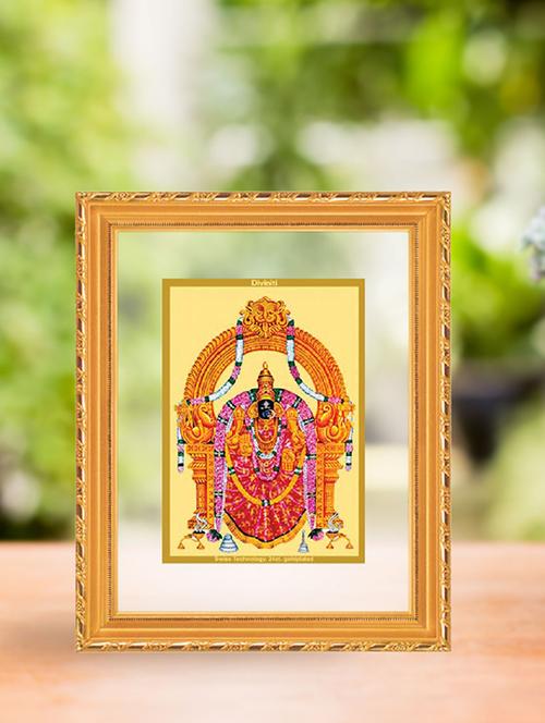 double glass wall hanging frame gold plated padmawati - 15325594 - Very Small Image - 1